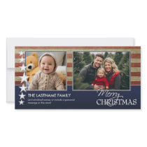 holiday photo card with a patriotic theme photo cards