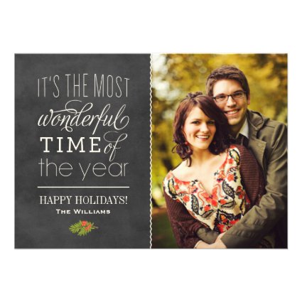 Holiday Photo Cards | The Most Wonderful Time