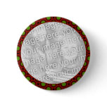 Holiday Photo frame Pinback Buttons