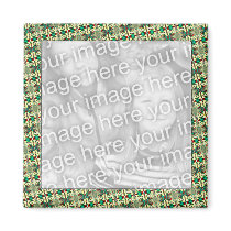 Holiday photo frame magnets