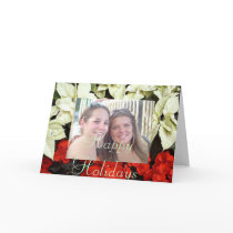 Holiday Photo Greeting Card Blank - Happy Holidays by dizzypixels Holiday Photo Greeting Card Blank - Happy Holidays