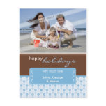 HOLIDAY PHOTO POSTCARD :: spotted bracket P4