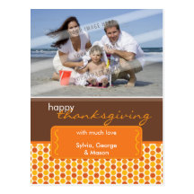 HOLIDAY PHOTO POSTCARD :: spotted bracket P5