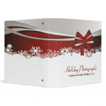 Holiday Photographs Bow Binder