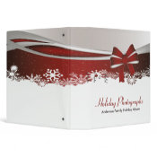 Holiday Photographs Bow binder