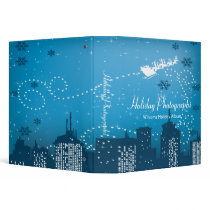 Holiday Photographs City Santa binders