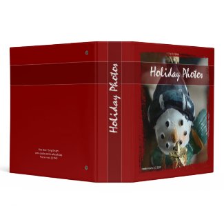 Holiday Photos - Snowman Binder binder