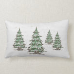 Holiday Pine Forest | Customizable Pillow