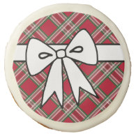 Holiday Plaid Cookies Sugar Cookie
