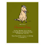 Holiday Pony Christmas Party Custom Invite