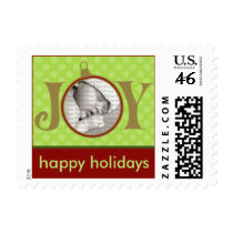 Holiday Postage Joy Photo (small) :: Green postage
