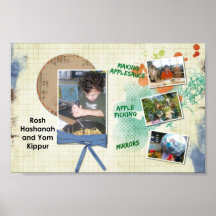 Holiday poster Rosh Hashanah - Customized