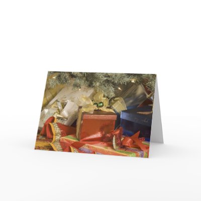 Holiday Presents Greeting Card by HolidayPostage