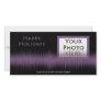 Holiday Purple Beat Photocard Personalized Photo Card