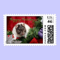 Holiday Rat Stamps stamps