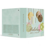 Holiday Recipes Vinyl Binder