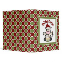 Holiday Recipes Christmas Cow Binder