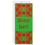 Holiday red green