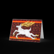 Holiday reindeer cards