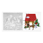 Holiday Reindeer Christmas Photocard Photo Cards