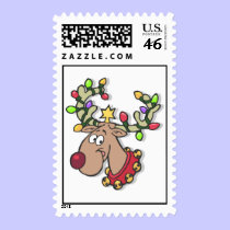 Holiday Reindeer Stamp