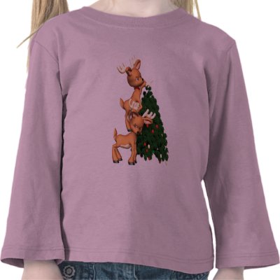 Holiday Reindeer Sweatshirt Kids by forbes1954