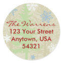 Holiday Return Address Label Template stickers by litabug Holiday Return Address Label Template stickers