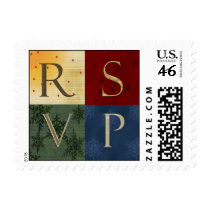 Holiday RSVP Postage Stamp