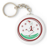Holiday Runner Guy keychains