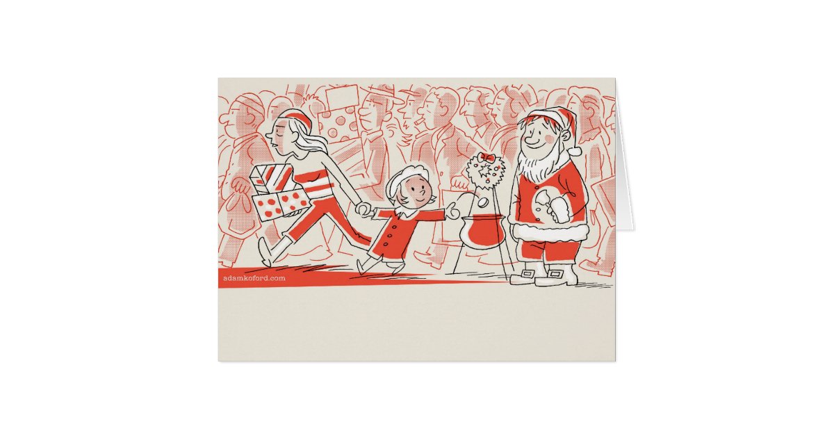 Holiday Rush Card Zazzle