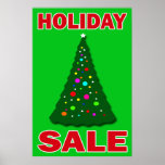 HOLIDAY SALE - RETAIL POSTER SIGN