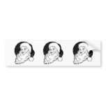 Holiday Santa Bumper Sticker