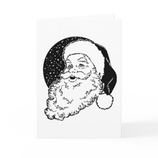 Holiday Santa card