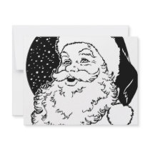 Holiday Santa invitations