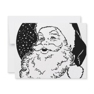 Holiday Santa invitation