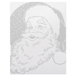 Holiday Santa letterhead