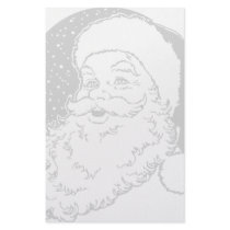 Holiday Santa stationery