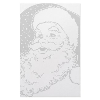 Holiday Santa stationery