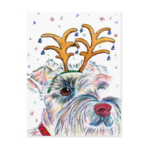 Holiday Schnauzer Postcards