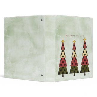 Holiday Scrapbook binder