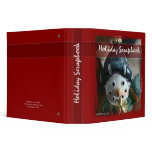Holiday Scrapbook - Snowman Binder