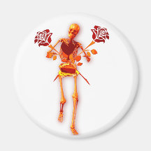 Holiday Skeleton Magnets