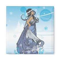 Holiday Snow Queen Magnet