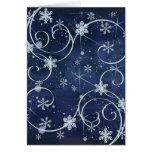 Holiday Snowflakes Greeting Card