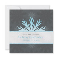 Holiday Snowflakes invitation invitation