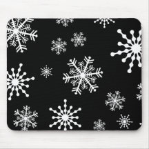 Holiday Snowflakes Mousepads