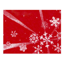 Holiday Snowflakes Post Cards