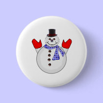 Holiday Snowman buttons