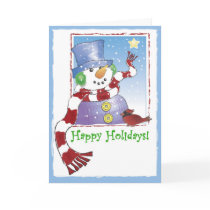 Holiday Snowman cards
