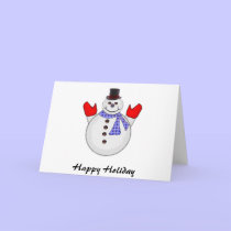 Holiday Snowman cards